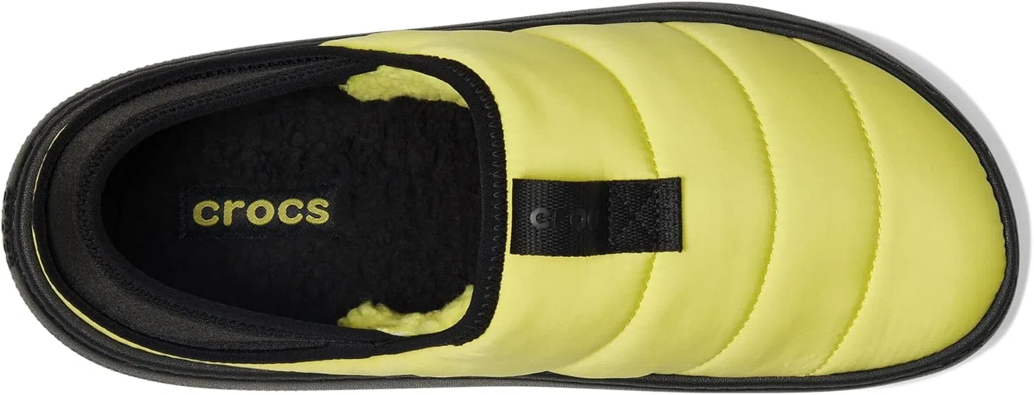 Кроксы Classic Puff Moc Crocs, Cyber Yellow Multi — фото 2