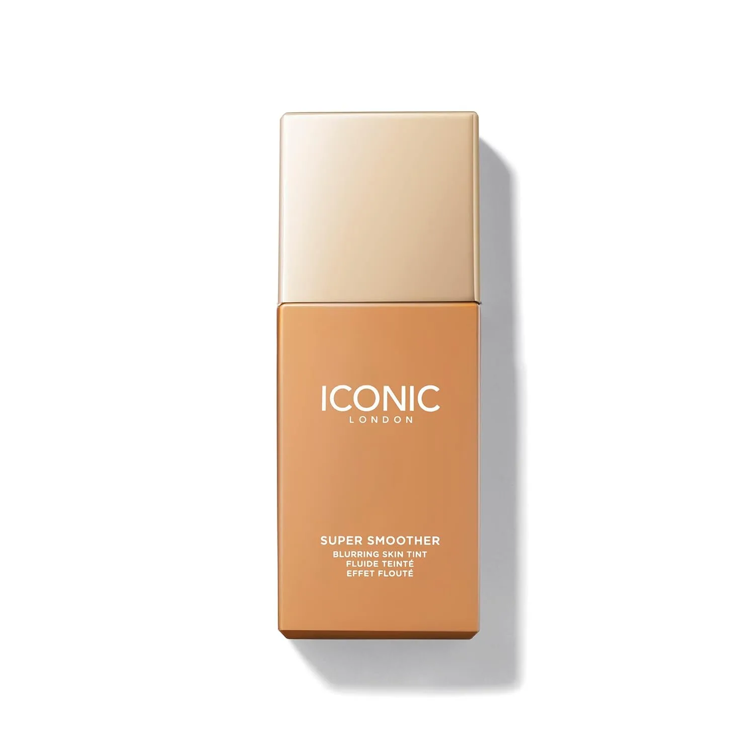 ICONIC LONDON Super Smoother Blurring Skin Tint | Легкое и среднее покрытие, увлажняющий, ультралегкий тонирующий увлажняющий крем, не тестируется на животных, веганский продукт 29,9 мл (1 шт.), Golden Medium