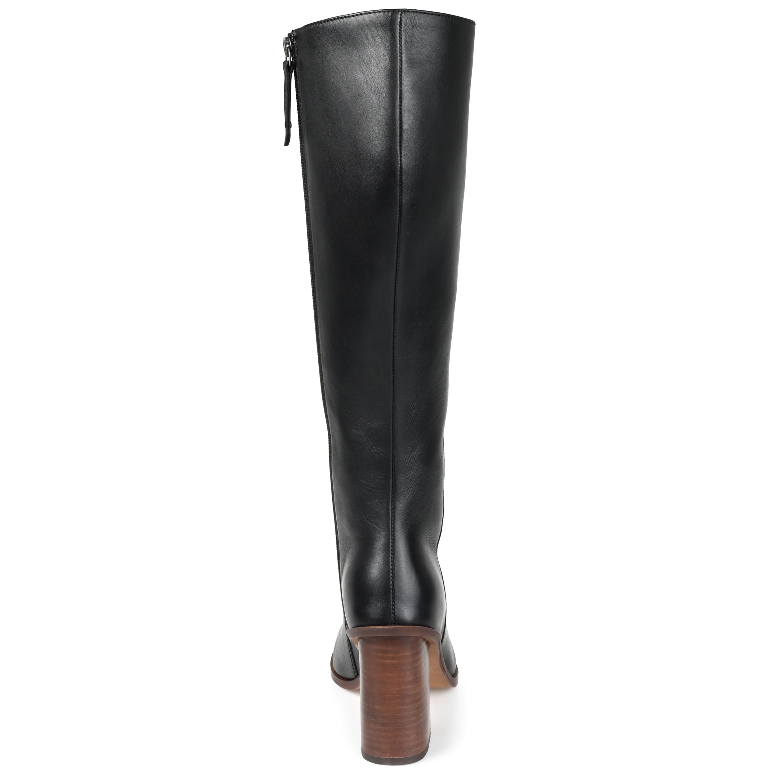 Женские ботинки Journee Signature Wide Calf из натуральной кожи Tru Comfort Foam Tamori, черный — фото 3
