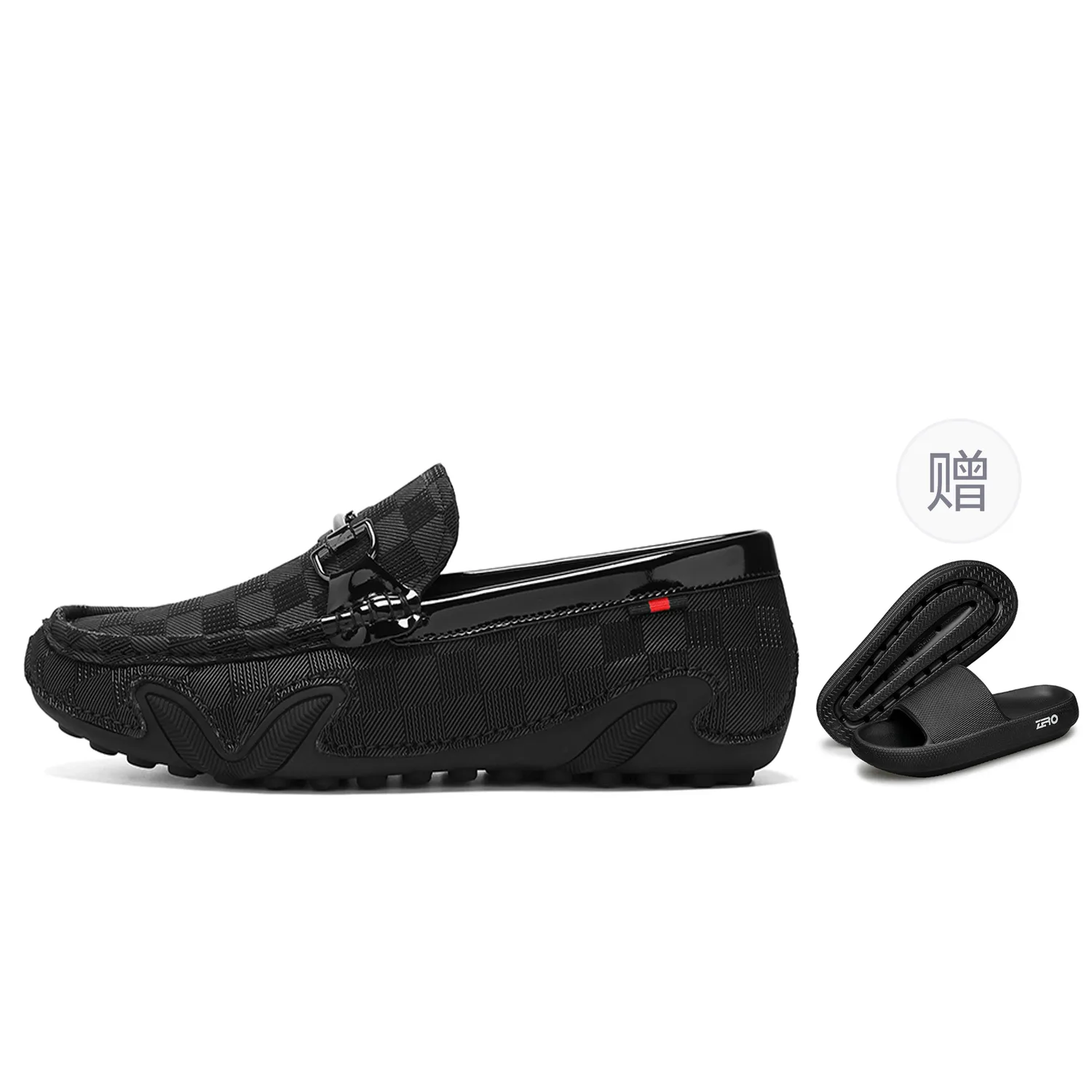 ZRO Мужские повседневные туфли low top черные/синие — фото 3