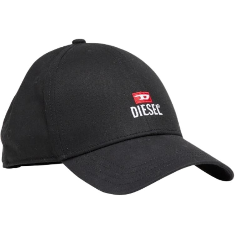 

DIESEL Хлопковая бейсболка мужская черная