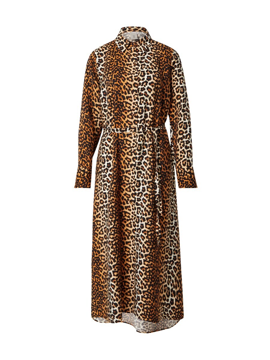 

Платье рубашка YAS Shirt Dress YASKaya, карамельный