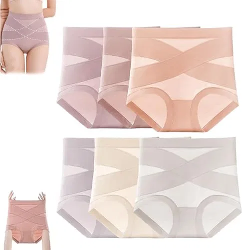 Трусы Shapewear, хлопок, высокие, 6pcs