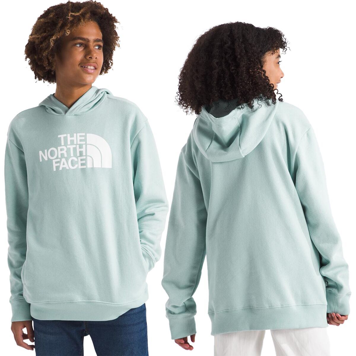 

Полукупол кемп флисовая толстовка с капюшоном - детская The North Face, цвет muted pine
