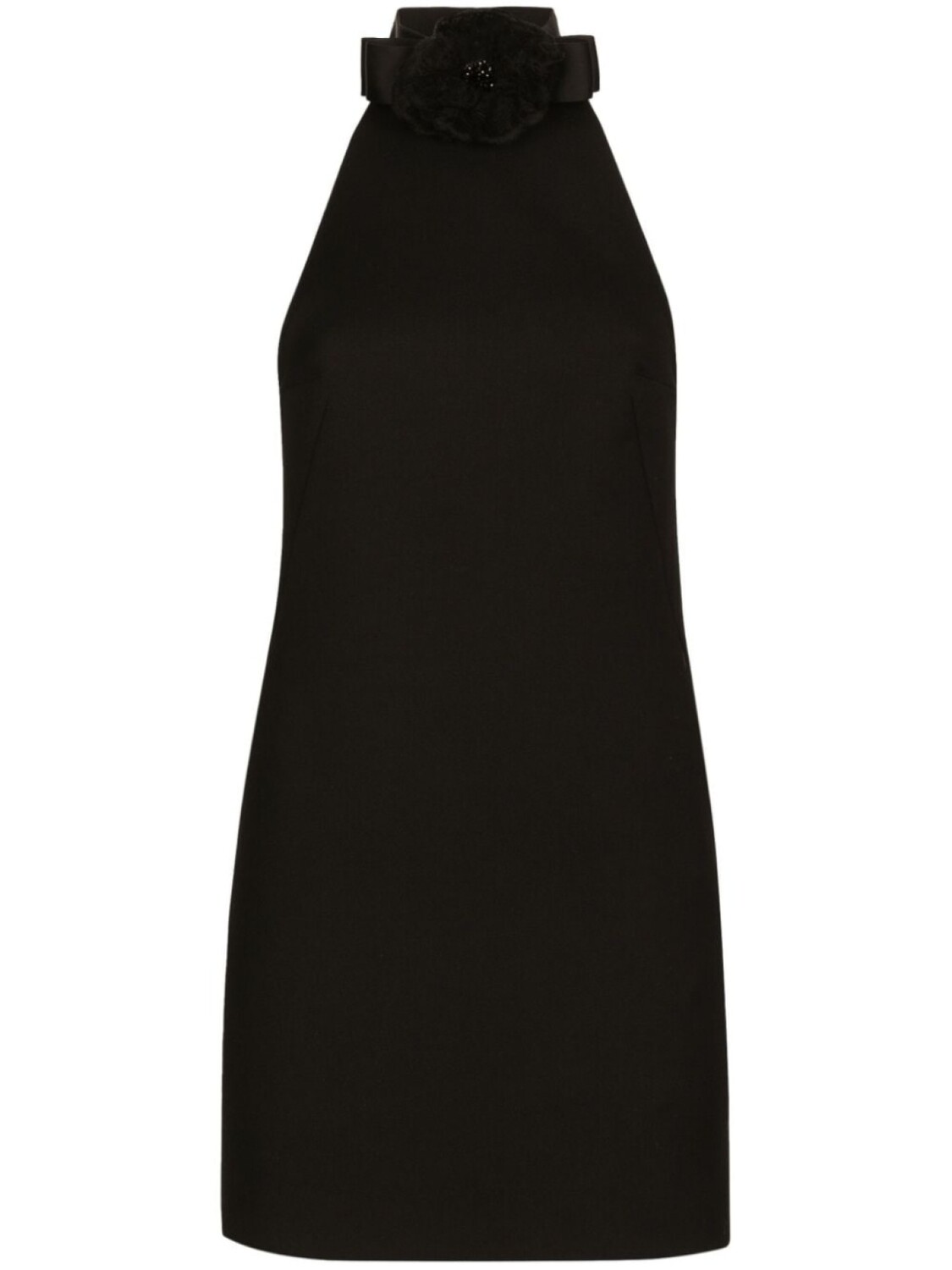 

Dolce & Gabbana платье мини с аппликацией, черный