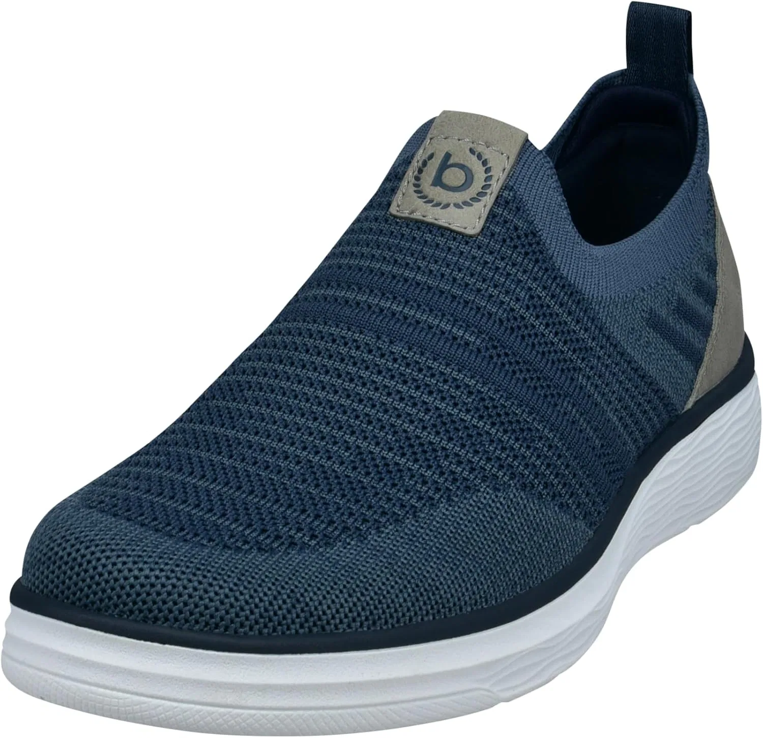 Мужские повседневные легкие кроссовки bugatti Bequeme Schnürschuh из пены с эффектом памяти, элегантные лоферы Aus Austauschbaren Einlegesohlen, Blue Grey — фото 2