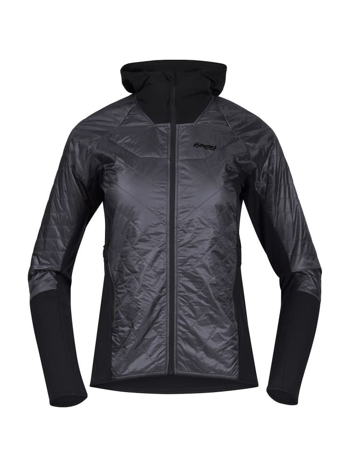 

Легкая утепленная гибридная куртка CECILIE черного цвета Bergans