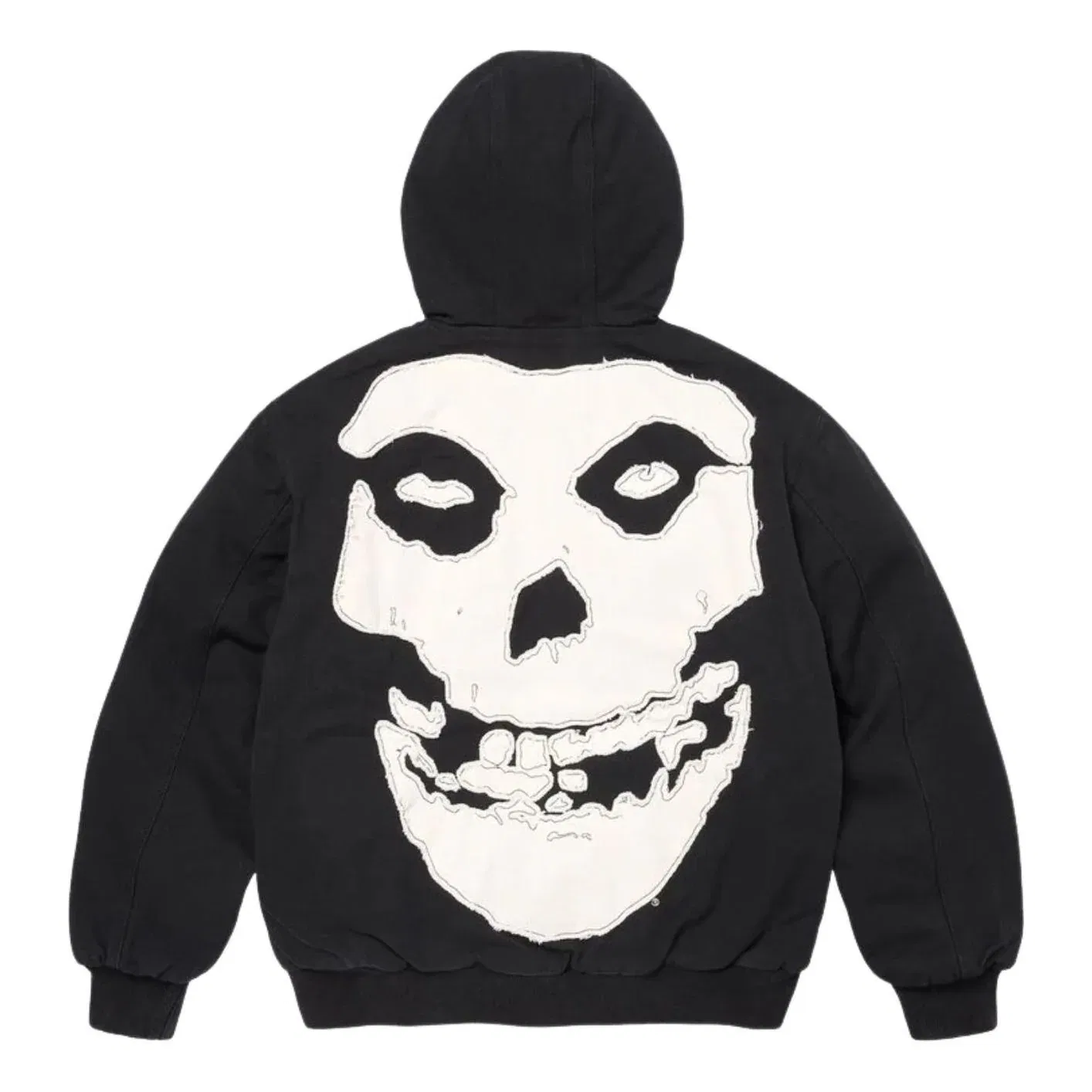 Рабочая куртка с капюшоном Supreme x The Misfits SS26, цвет «черный» SUP-SS26-150-BLK