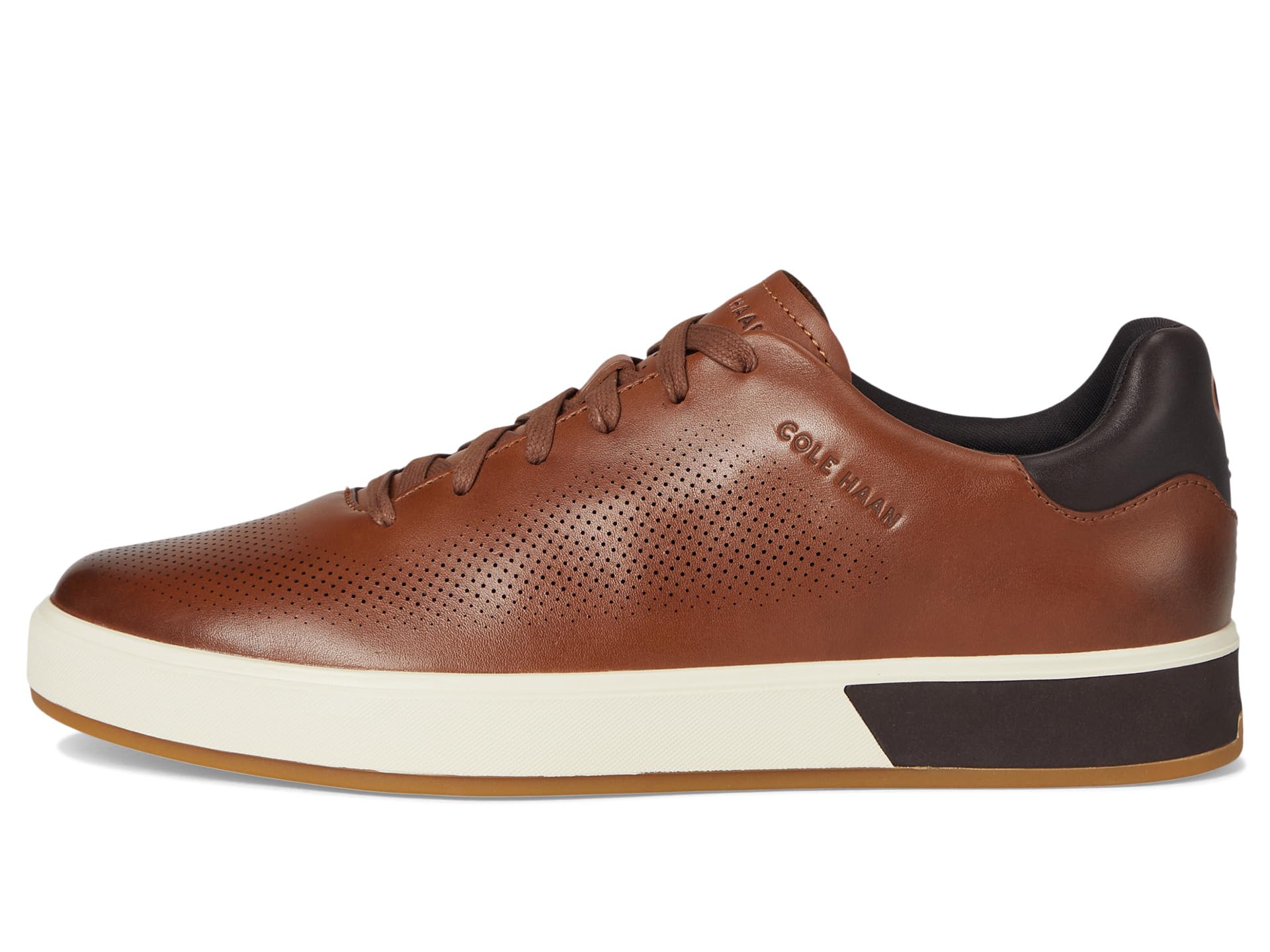 Кроссовки Cole Haan Grandpro Angleace Sneakers, цвет British Tan/Dark Chocolate/Ivory — фото 4
