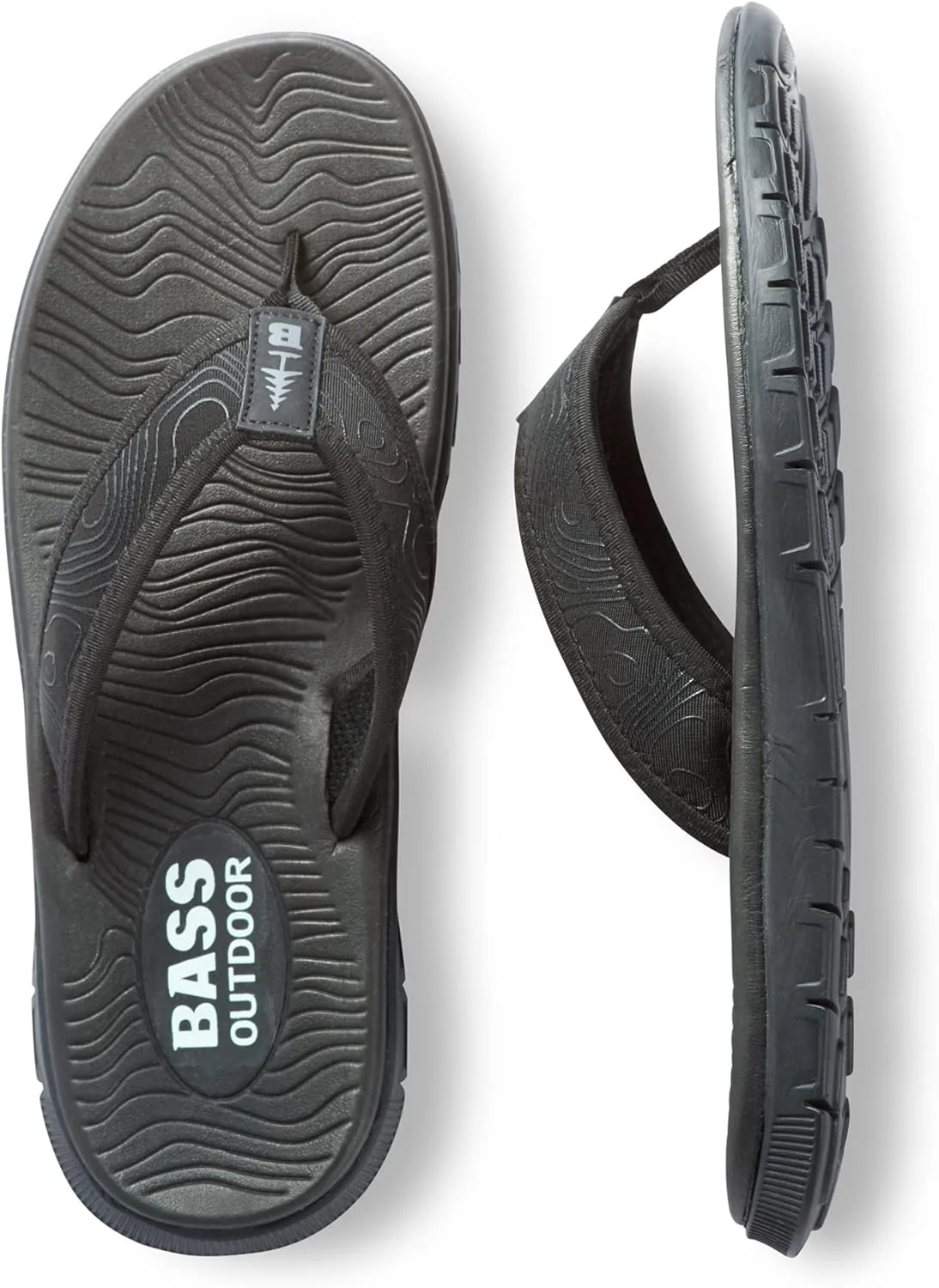 Мужские сандалии-ботинки BASS OUTDOOR Topo Utility, черный — фото 3