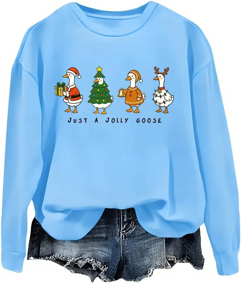 

Свитшот с рождественским гусем, Casual NACJOM