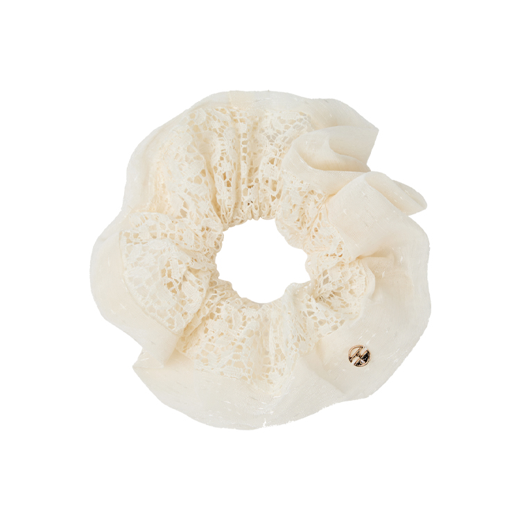 

Резинка для волос из полиэстера для женщин ELLE, бежевый оранжевый