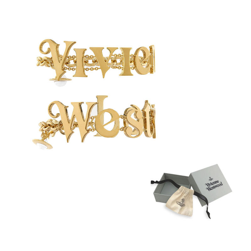 

Vivienne Westwood Латунный браслет женский золотой