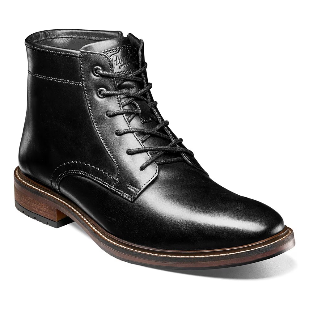 

Ботинки Forge с простым носком и шнуровкой Florsheim, черный