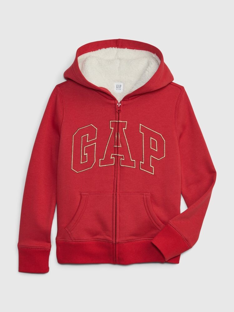 

Детская утепленная толстовка Gap, красный