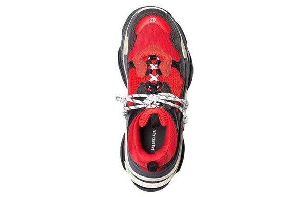 Кроссовки triple s sneaker 'bred' Balenciaga, красный — фото 3