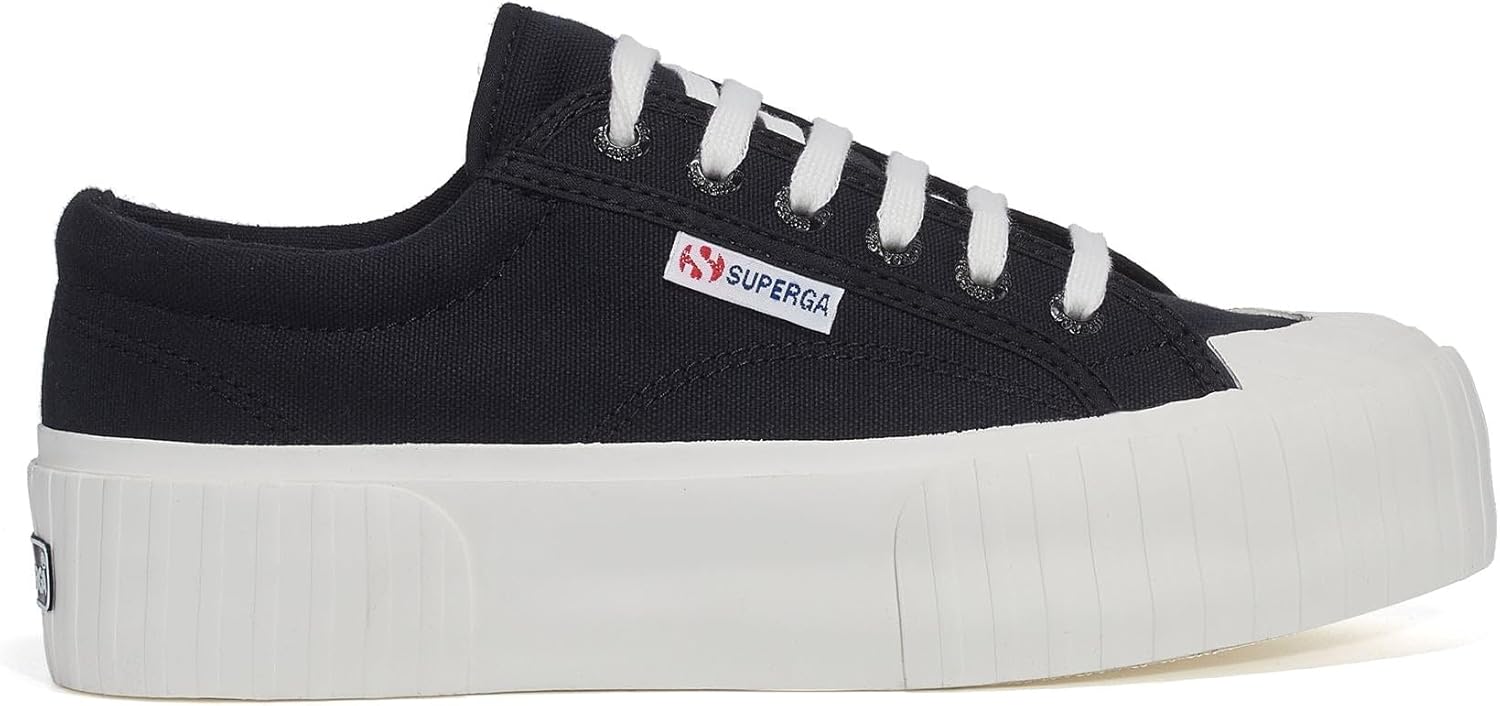 

Мужские кроссовки Superga 2631 Stripe Platform, белый/черный