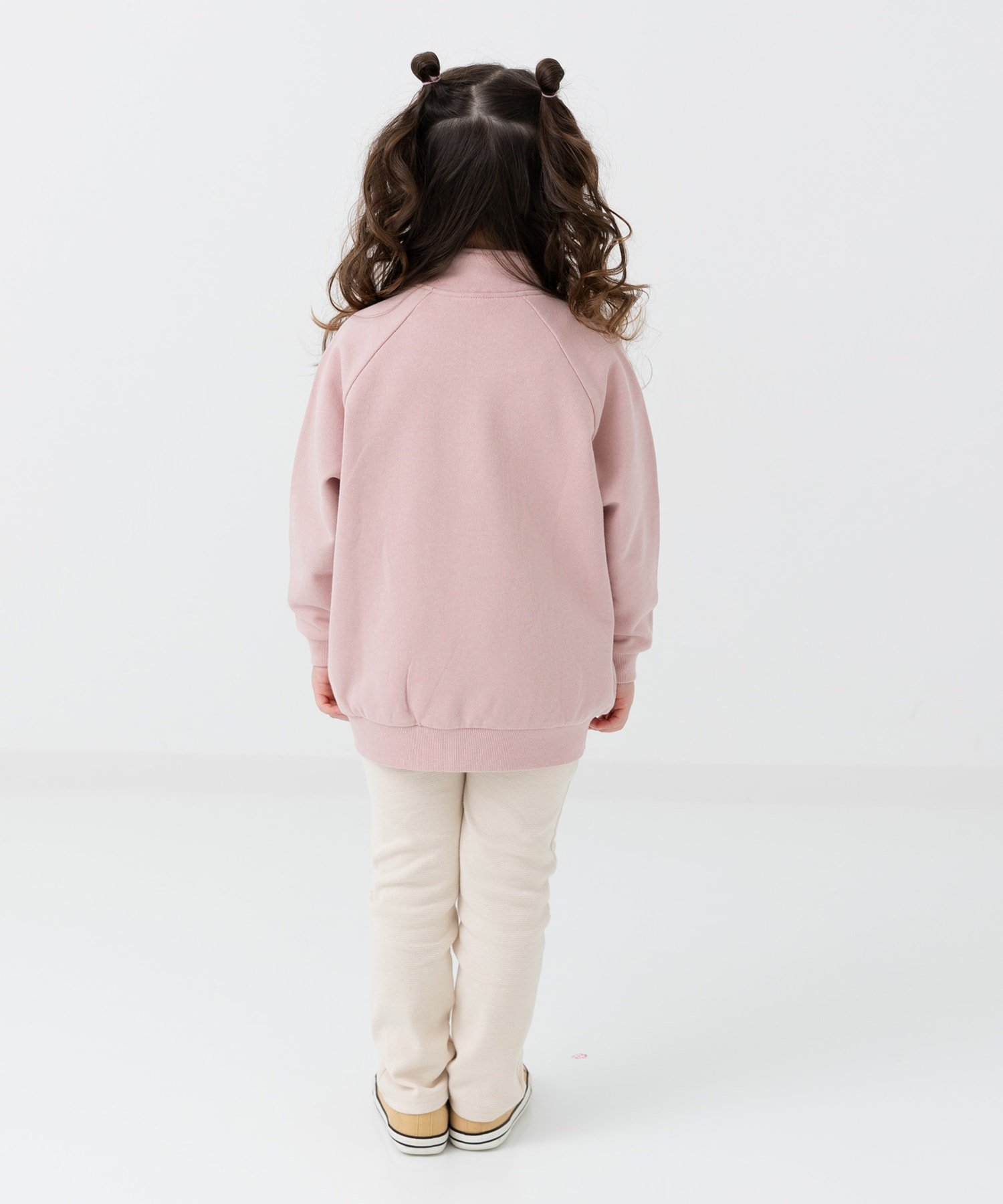 Флисовая толстовка на молнии до середины груди, 100% хлопок. Chil2, Smoke Pink — фото 3
