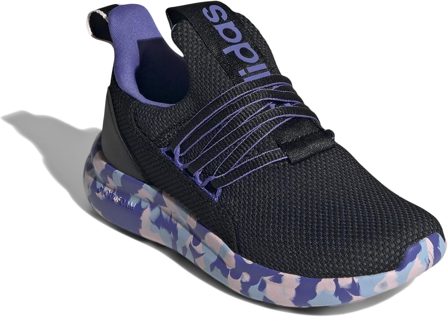 

Беговые кроссовки adidas Kids Lite Racer Adapt 7.0, черный/синий/розовый