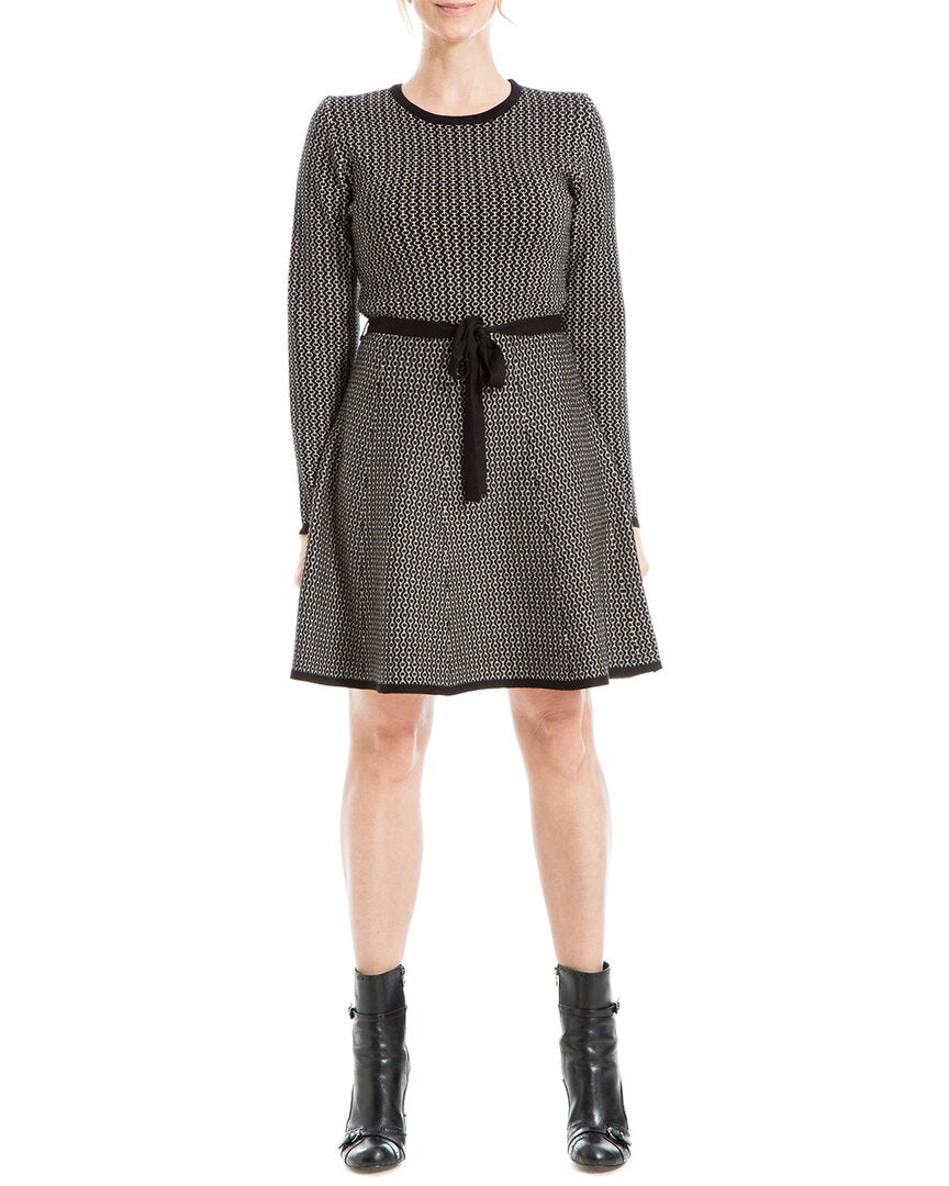 

Макс Студио Платье-свитер А-силуэта Max Studio, черный