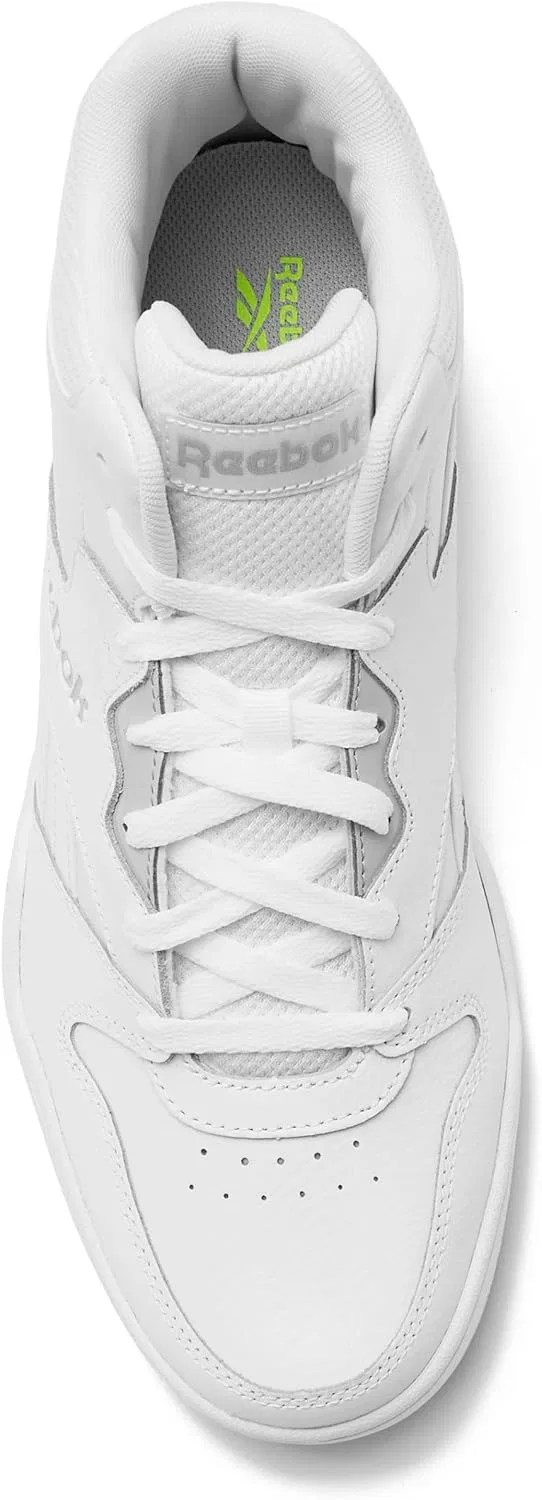 Мужские высокие кроссовки Reebok Royal BB 4500 Hi2, White Light Grey — фото 4