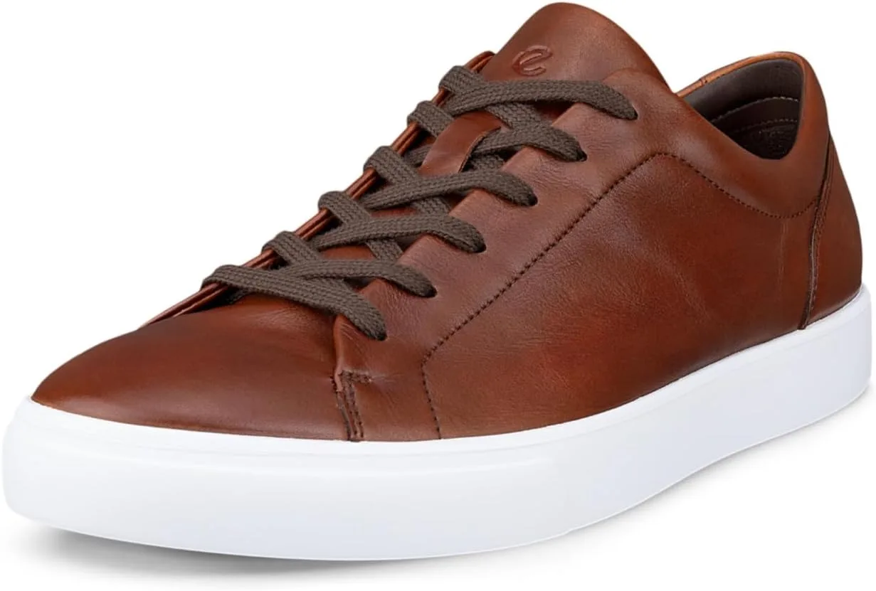 Мужские кроссовки ECCO Soft 10, цвет коньяк, коричневый