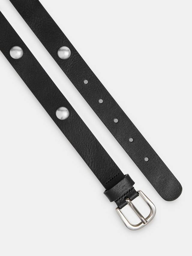 

Кожаный ремень с шипами Whistles, Black