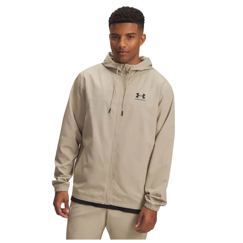 

Куртка Under Armour Rival Woven Windbreaker, бежевый