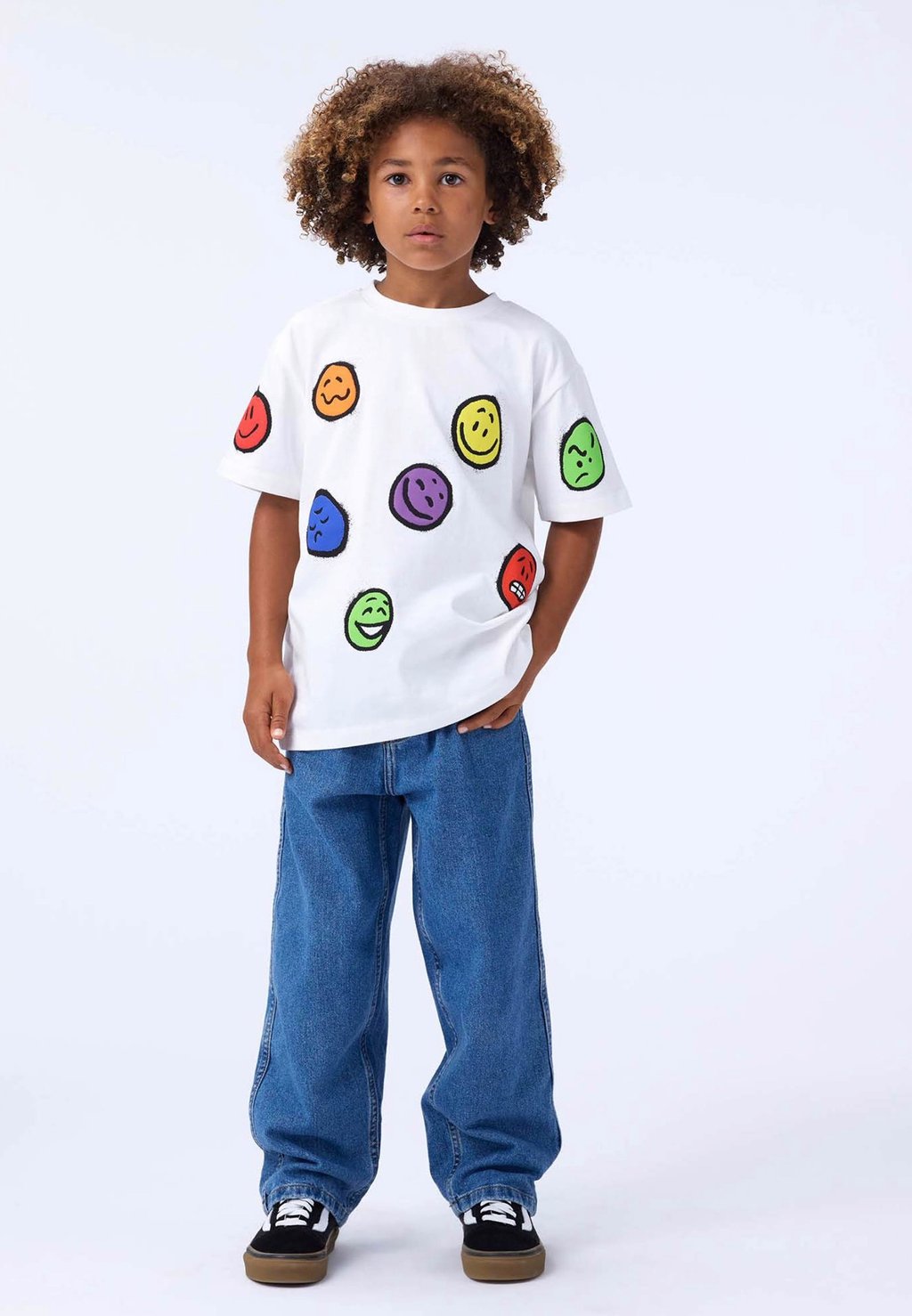 

Футболка с принтом RILEY SHORT SLEEVES UNISEX Molo, белый