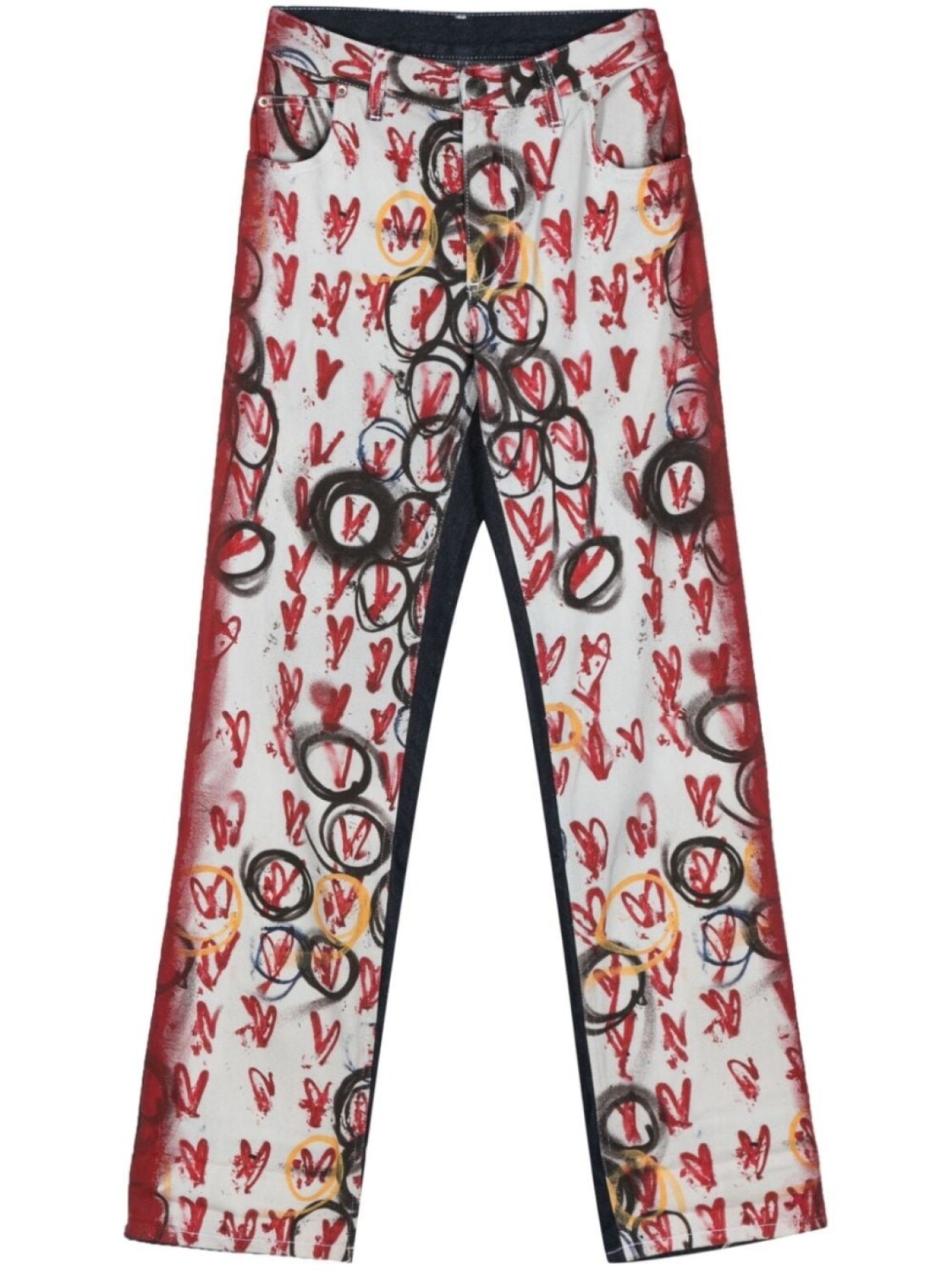 

Charles Jeffrey Loverboy джинсы Exclusive Painted Art, синий