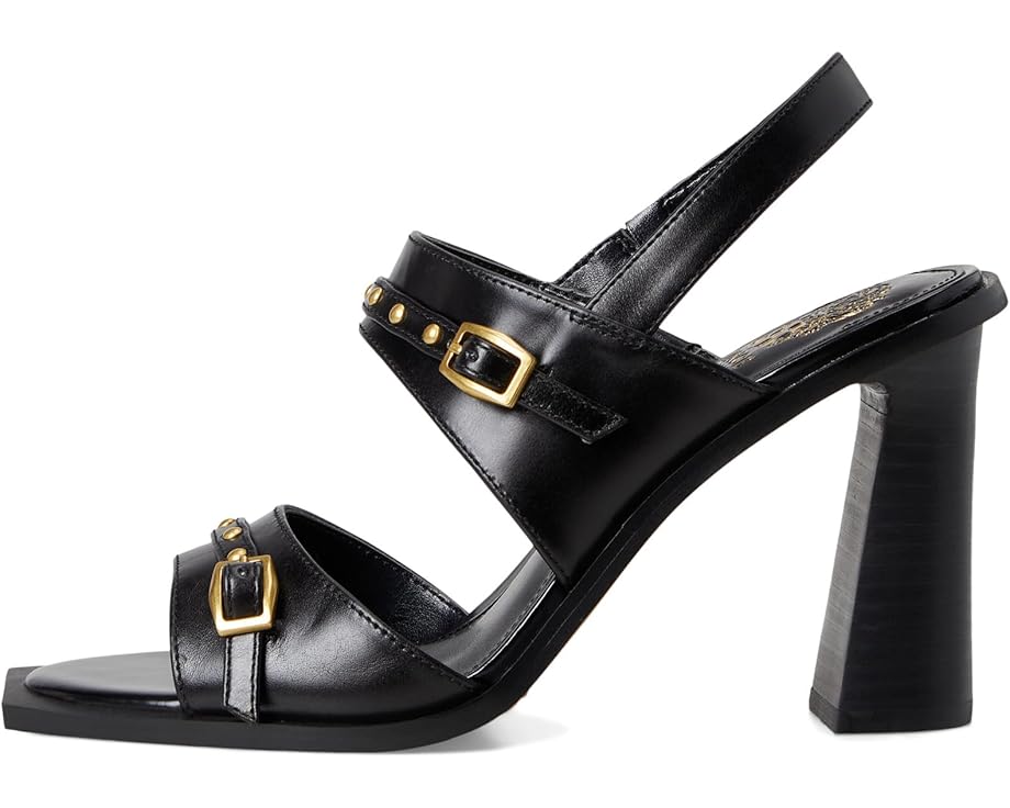 Туфли Vince Camuto Ridena Studded Buckle High Heel Sandals, черный — фото 4