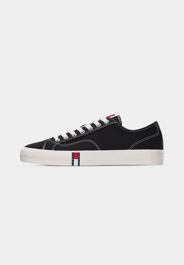 Архивные кроссовки с полосатым флагом из канваса Tommy Jeans, Black — фото 2