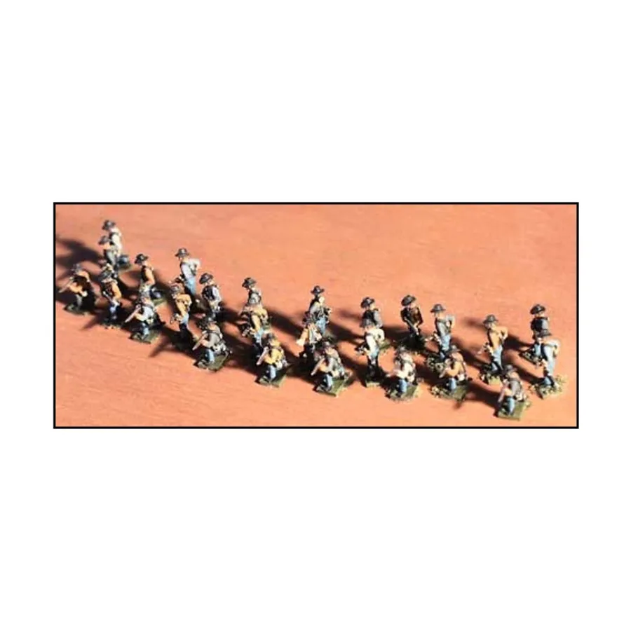 

Спешенная кавалерия Конфедерации, Micro Force American Civil War Figures - Cavalry (10mm)
