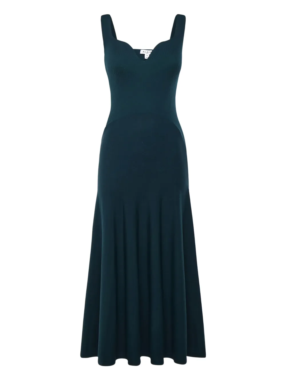 

Макси-платье без рукавов Alaïa, синий