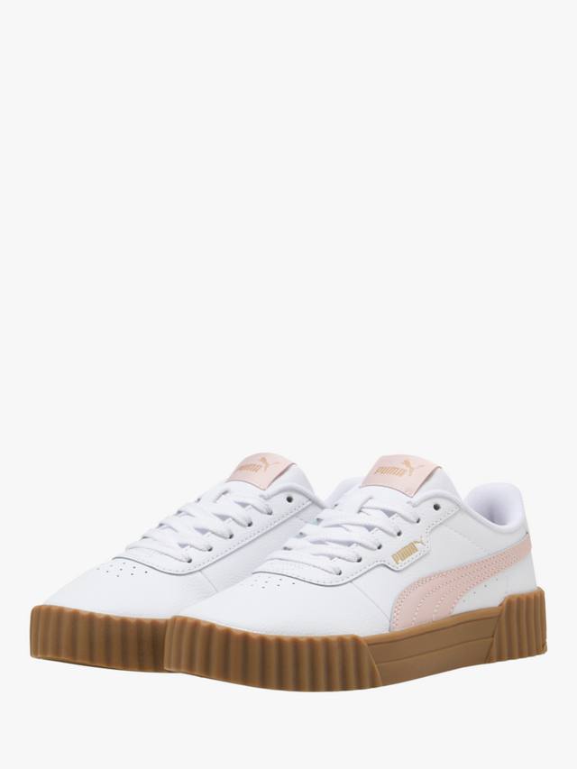 Детские кроссовки Carina 3.0 на шнуровке PUMA, Mauve Mist — фото 2