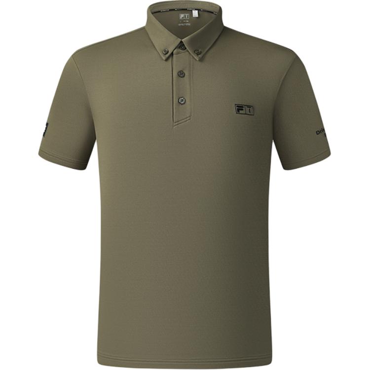 

FILA Поло для гольфа мужское коричневое earth khaki, Коричневый, FILA Поло для гольфа мужское коричневое earth khaki