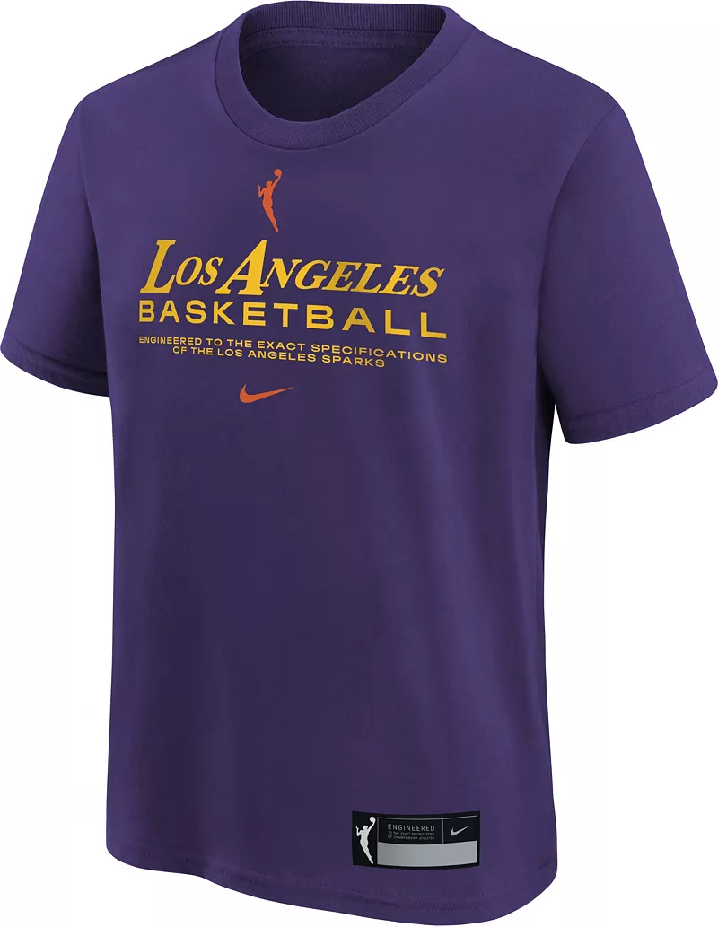 

Фиолетовая хлопковая футболка Nike Youth Los Angeles Sparks Performance Outerstuff