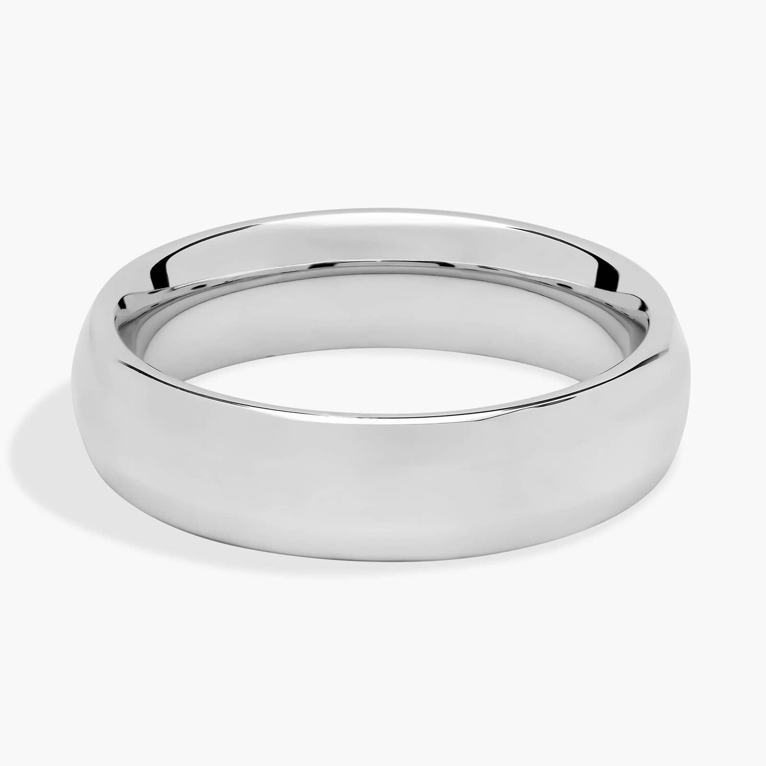 

Кольцо ZAC ZAC POSEN Modern Beveled Edge Platinum (6 мм) Blue Nile