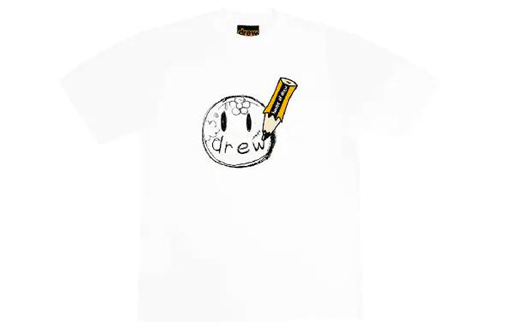 

Футболка Smiley Collection унисекс белая Drew House, белый