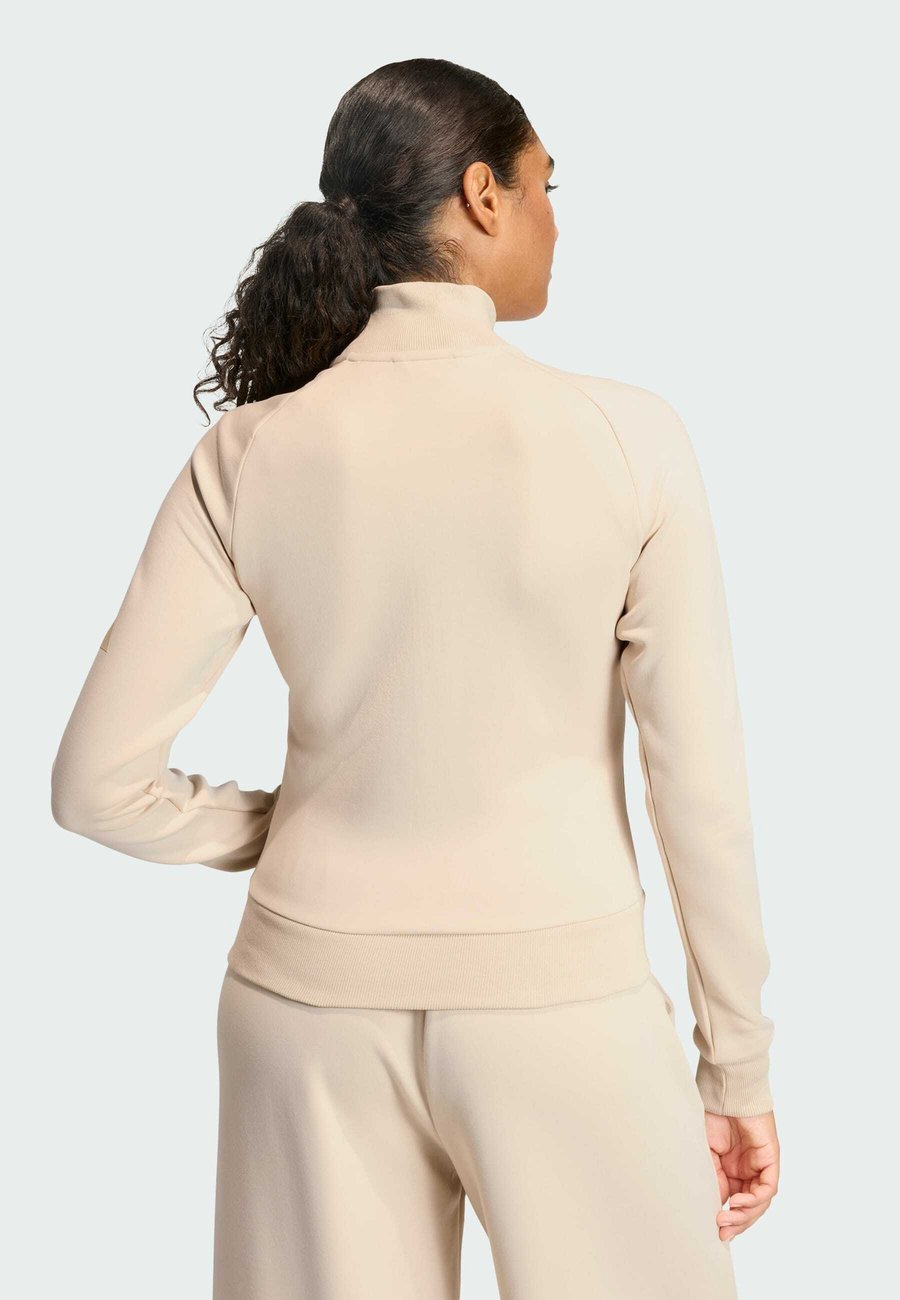 Толстовка Adidas Sportswear SOFT LUX SLIM TRACK, Crystal Linen/Beige — фото 2