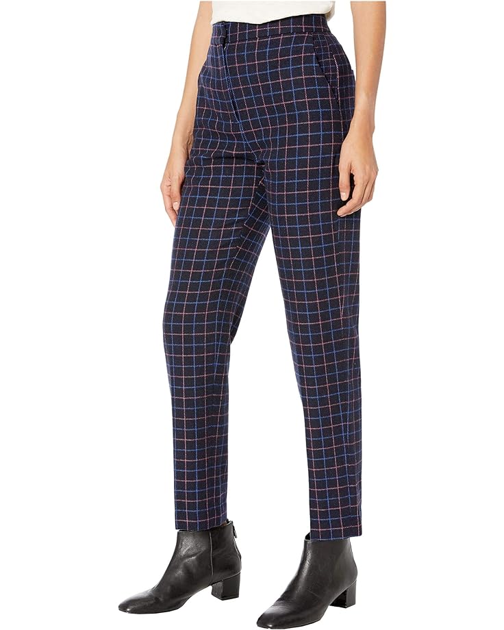 

Брюки rag & bone Poppy High-Waisted Pants, цвет Navy Check