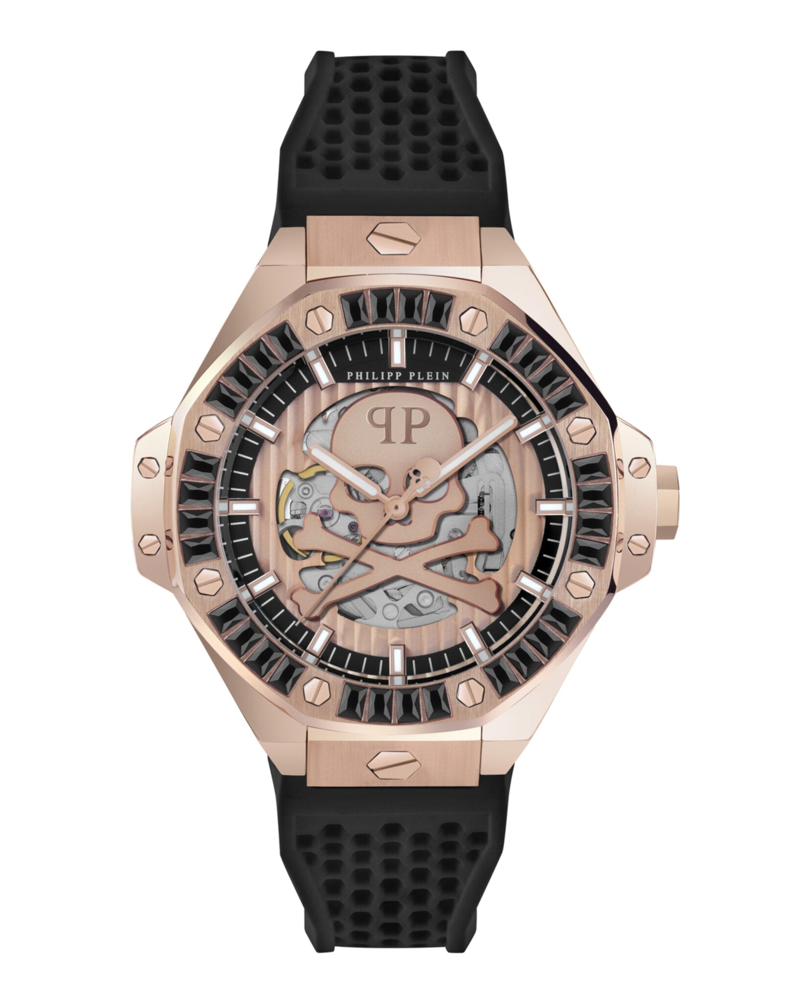 

Plein $keleton Royal Автоматические часы PHILIPP PLEIN, черный/розовый/розовый