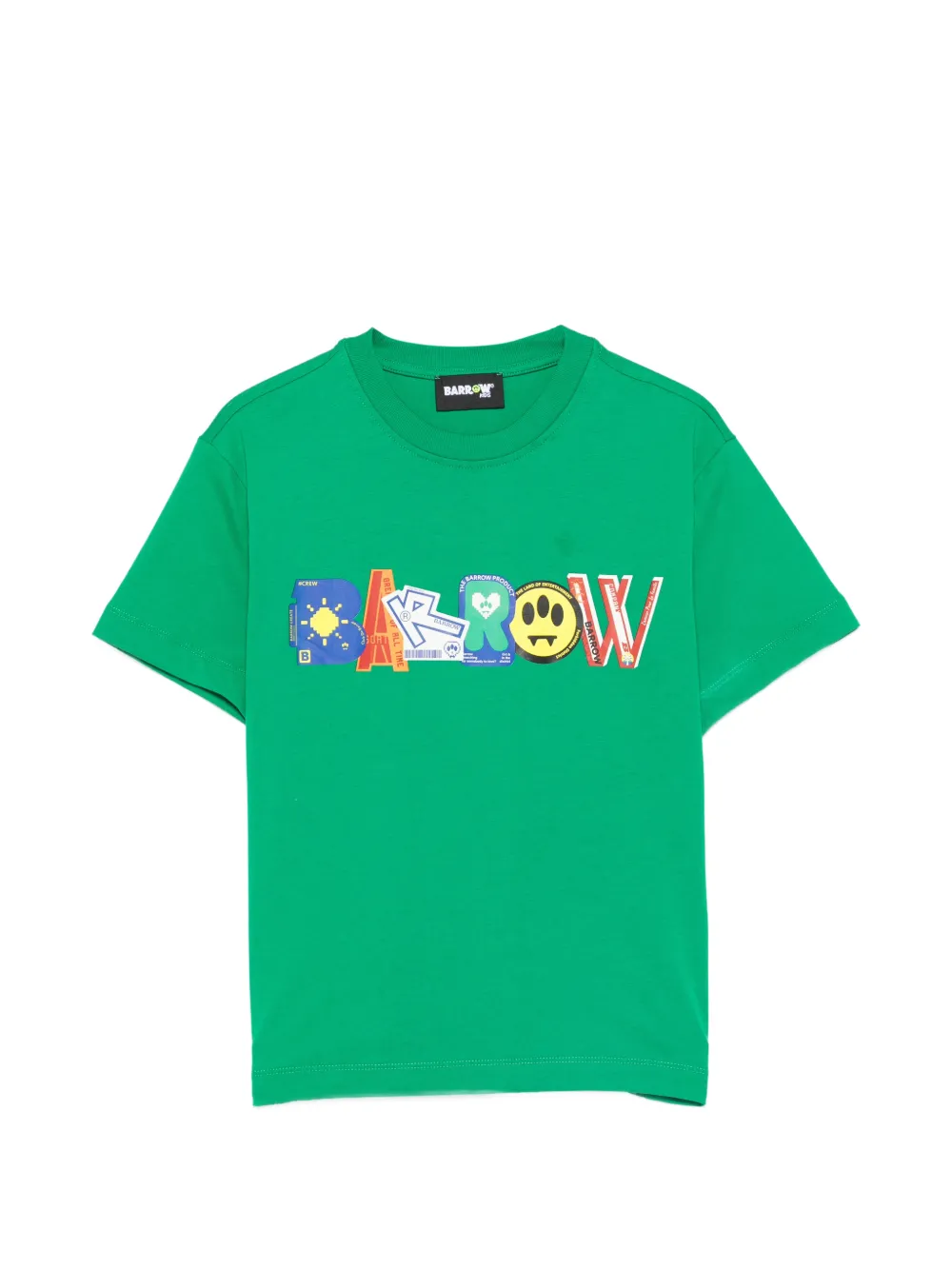 

Футболка с круглым вырезом и графическим принтом Barrow Kids, зеленый