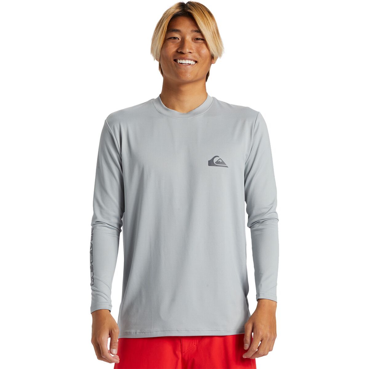 

Повседневная серфовая футболка с длинным рукавом Quiksilver, цвет quarry