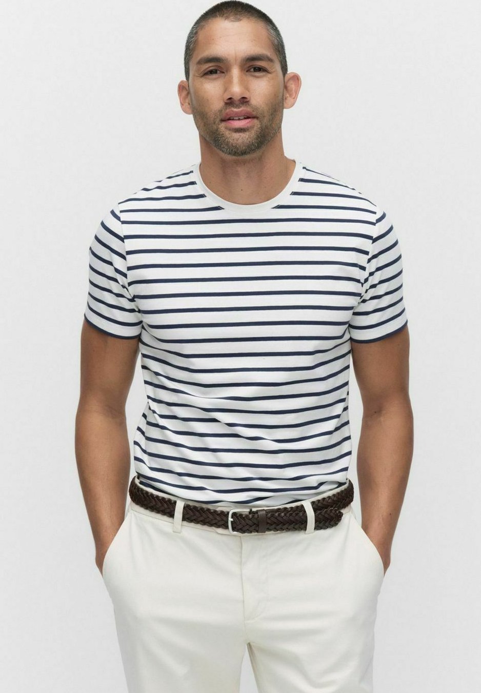 

Футболка с принтом CORE FRENCH STRIPE Bläck, белый