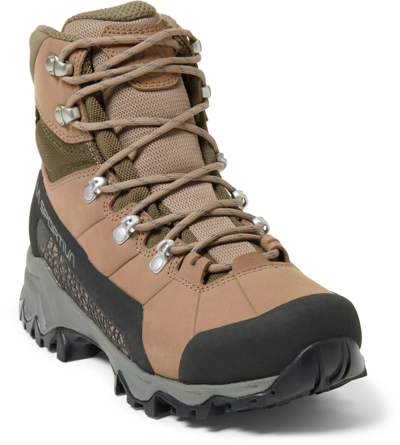 Женские треккинговые ботинки Nucleo High II GTX La Sportiva, Cedar/Sand Dune — фото 3