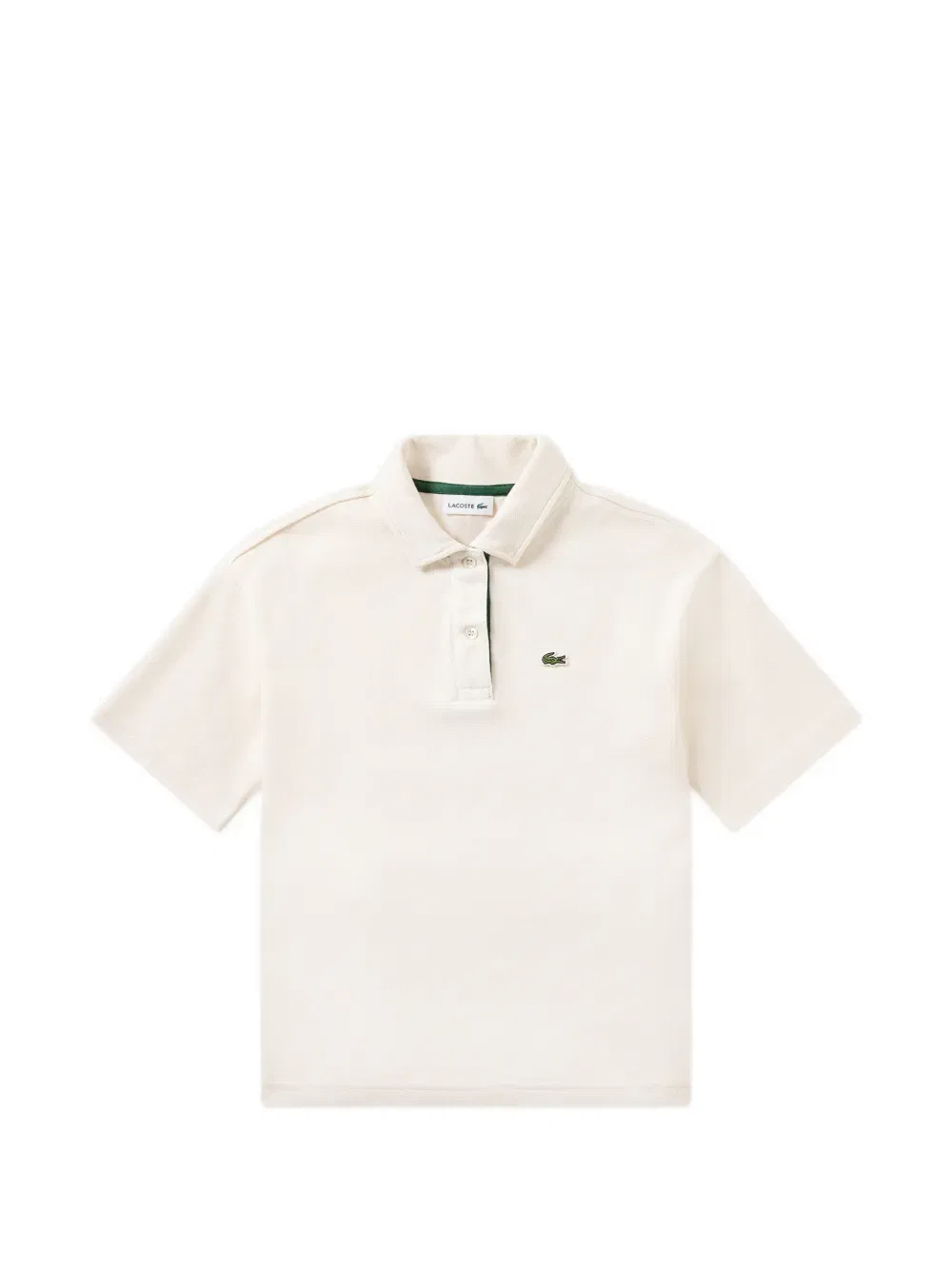 Рубашка-поло с коротким рукавом Lacoste Kids, нейтральный