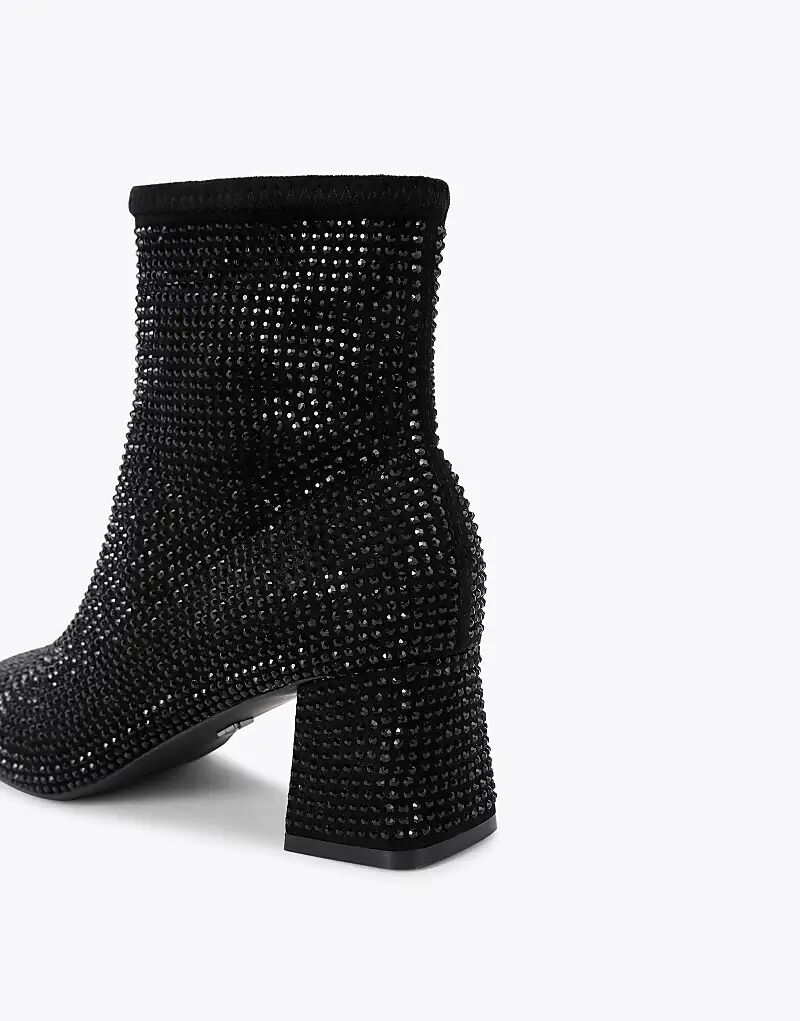 Ботинки средней высоты KG Kurt Geiger Storm gem черного цвета — фото 4