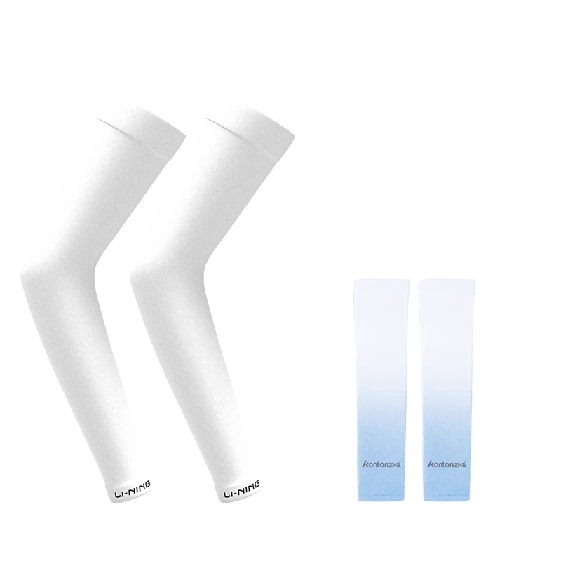 

Велосипедные нарукавники для горного катания, унисекс, полиамид, длинный рукав LINING, белый