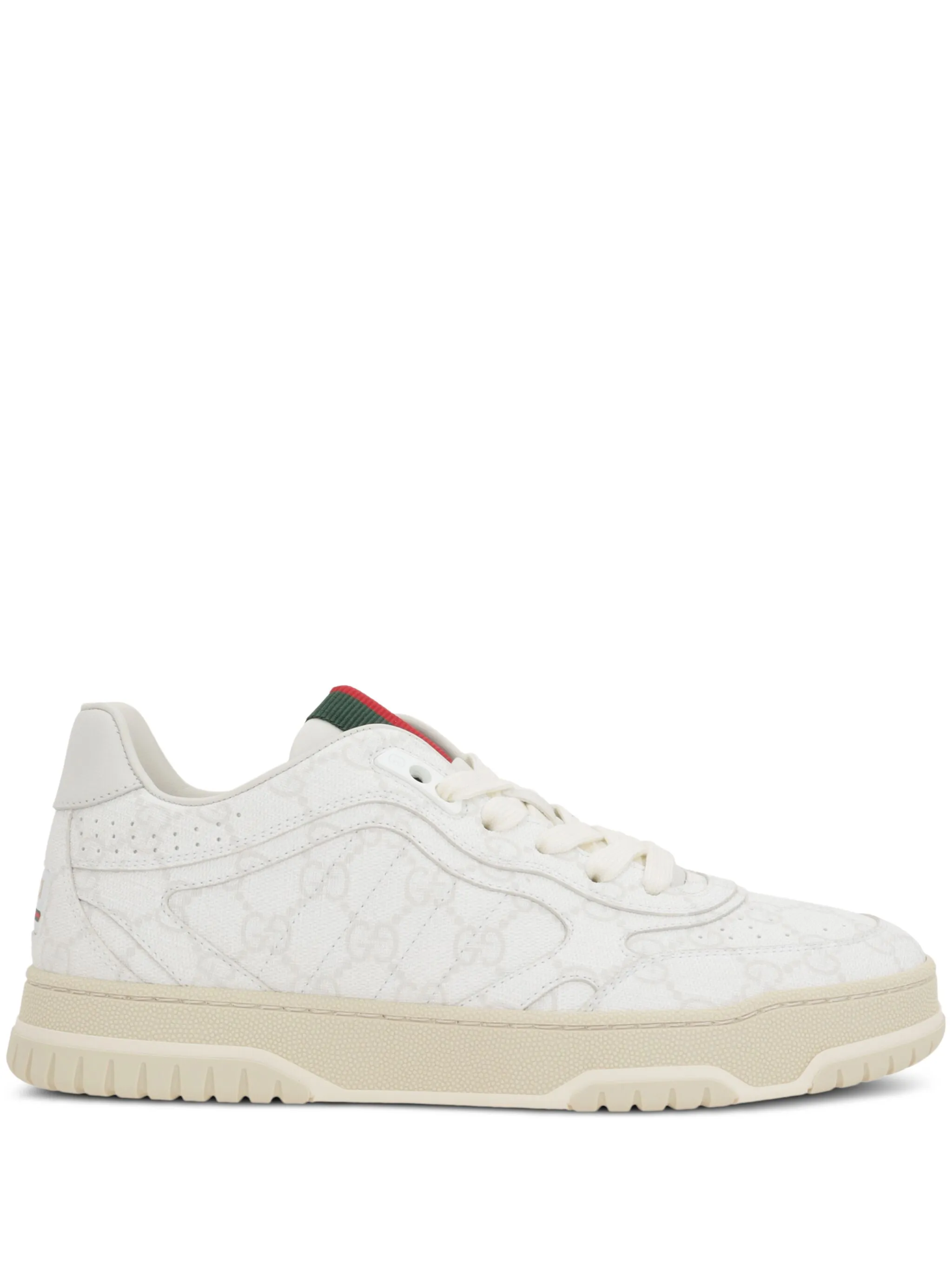 Кожаные кроссовки Gucci, белый